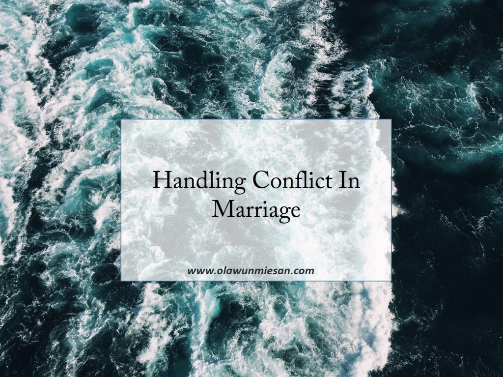 Handling conflict in marriage