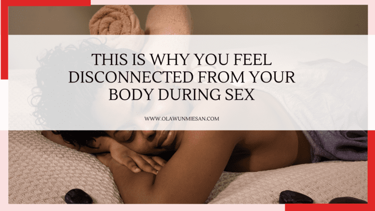 Why you feel disconnected from your body